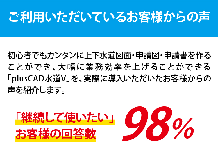 ご利用いただいているお客様の声 ご利用いただいているお客様の声