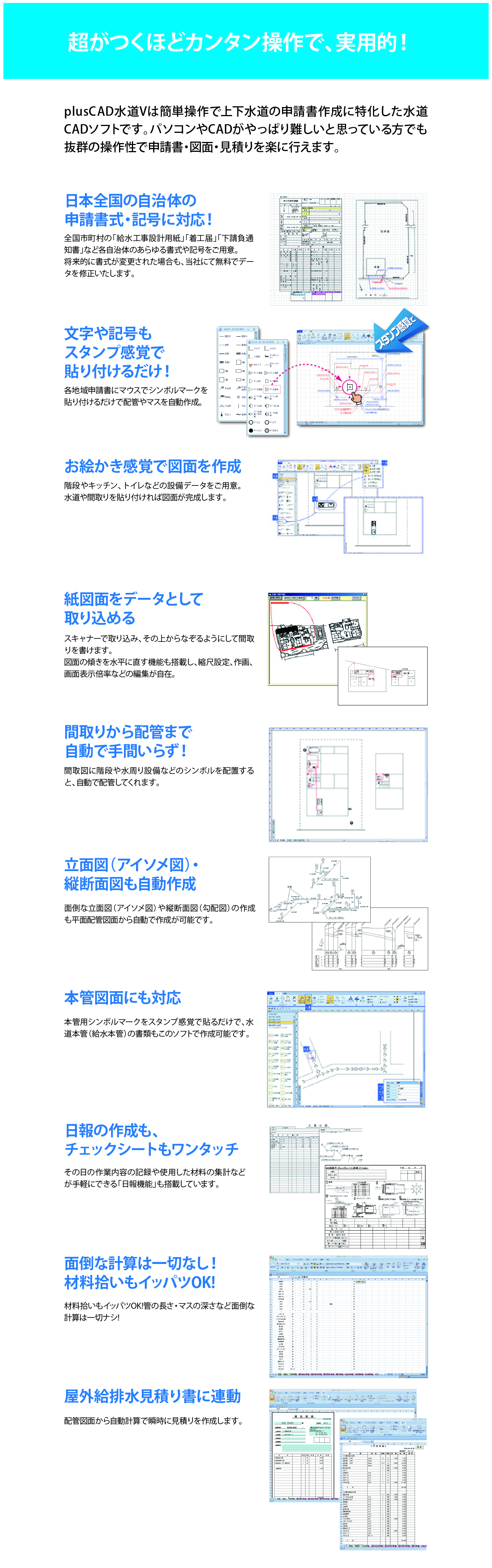 超が付くほどカンタン操作で、実用的！